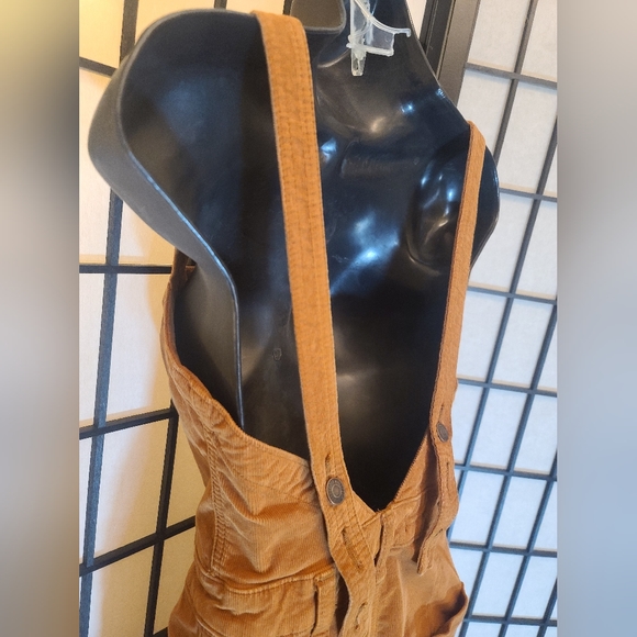 🌼🌼 Free People Brown Corduroy Jumper sz 0 - Picture 6 of 9